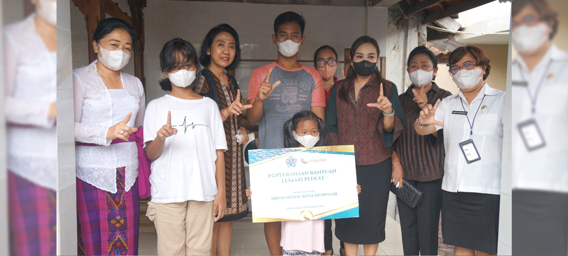 Menggandeng Dinas Sosial dan KKKS Kota Denpasar, BPR Lestari Bali Berikan Bantuan Kepada Anak Yatim